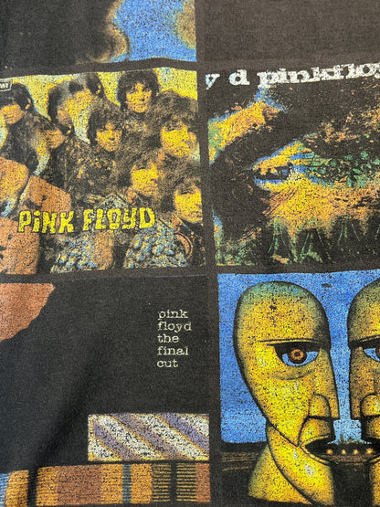 Vintage Pink Floyd T-Shirt Albums Dark Side Cut Collar 2000