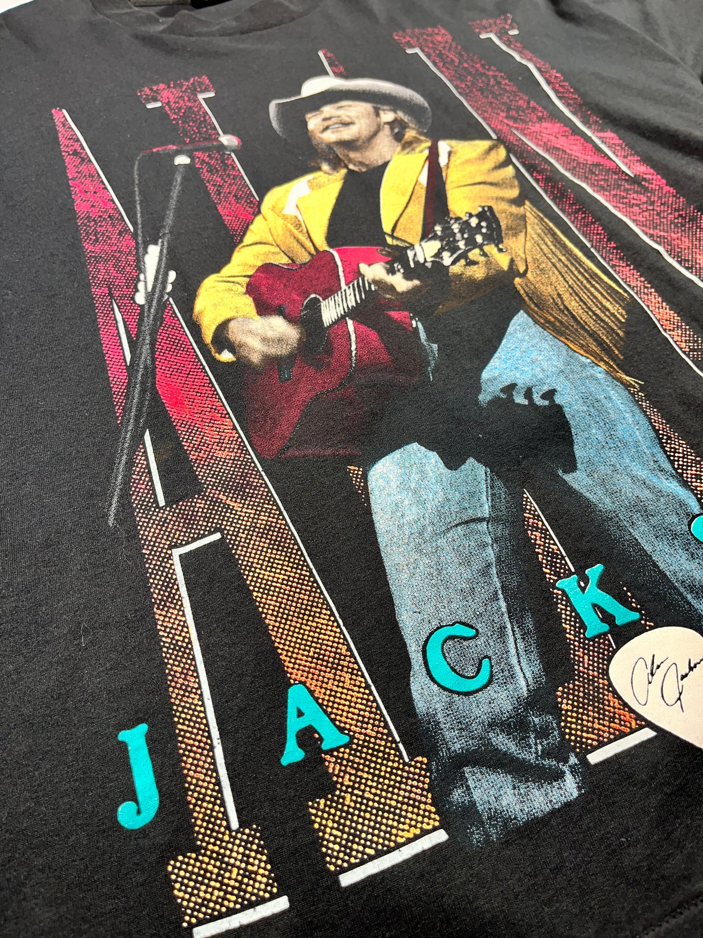 Rare Vintage Alan Jackson T-Shirt 90's Single Stitch