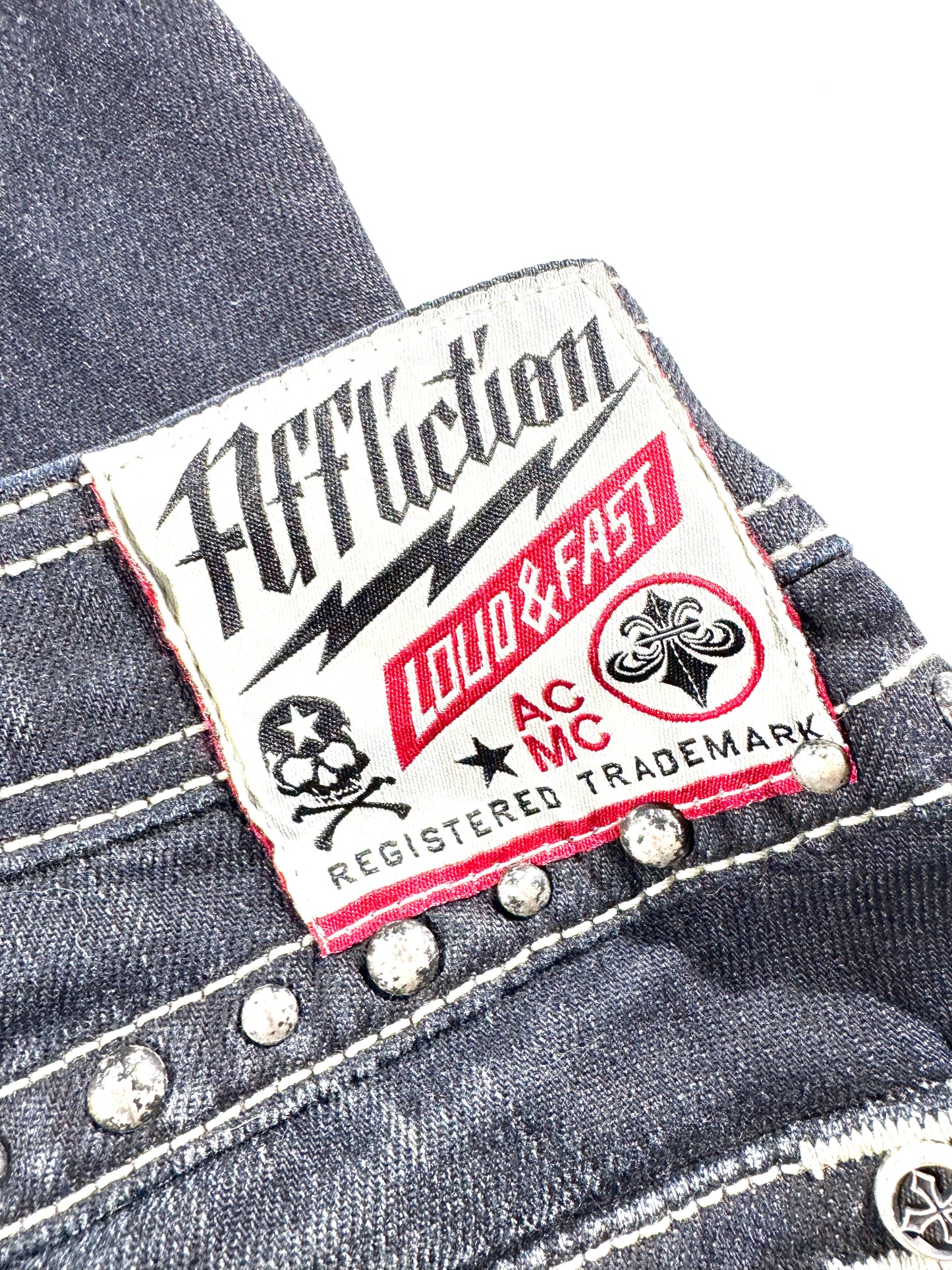 Vintage Affliction Denim Jeans Epic Bottoms