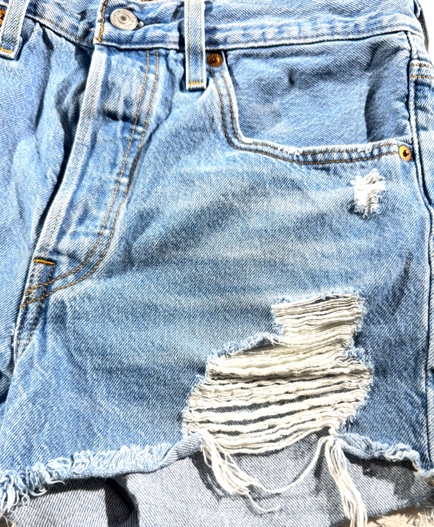 Vintage Levis Denim Shorts Cut Offs