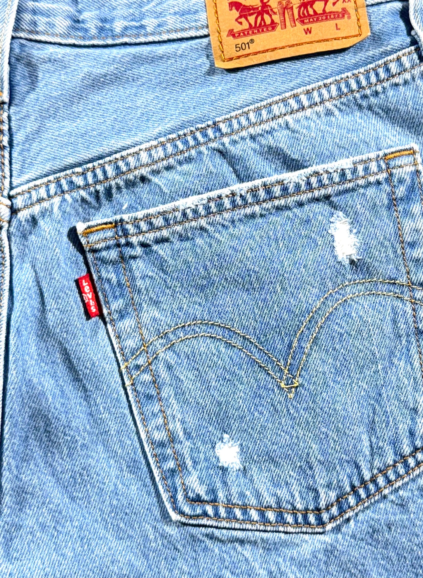 Vintage Levis Denim Shorts Cut Offs