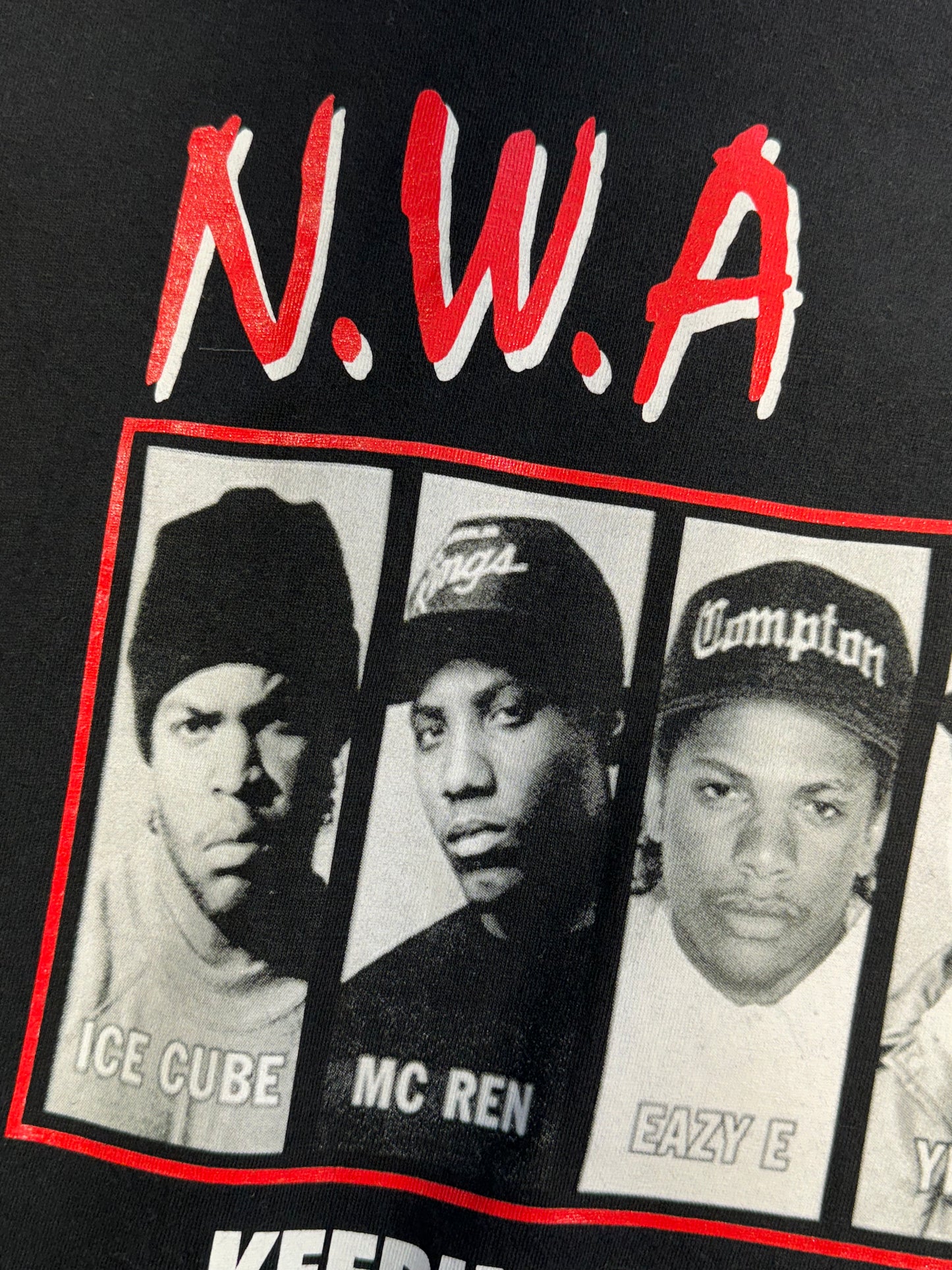 Vintage N.W.A. T-Shirt Easy E Dr Dre Rap Tee