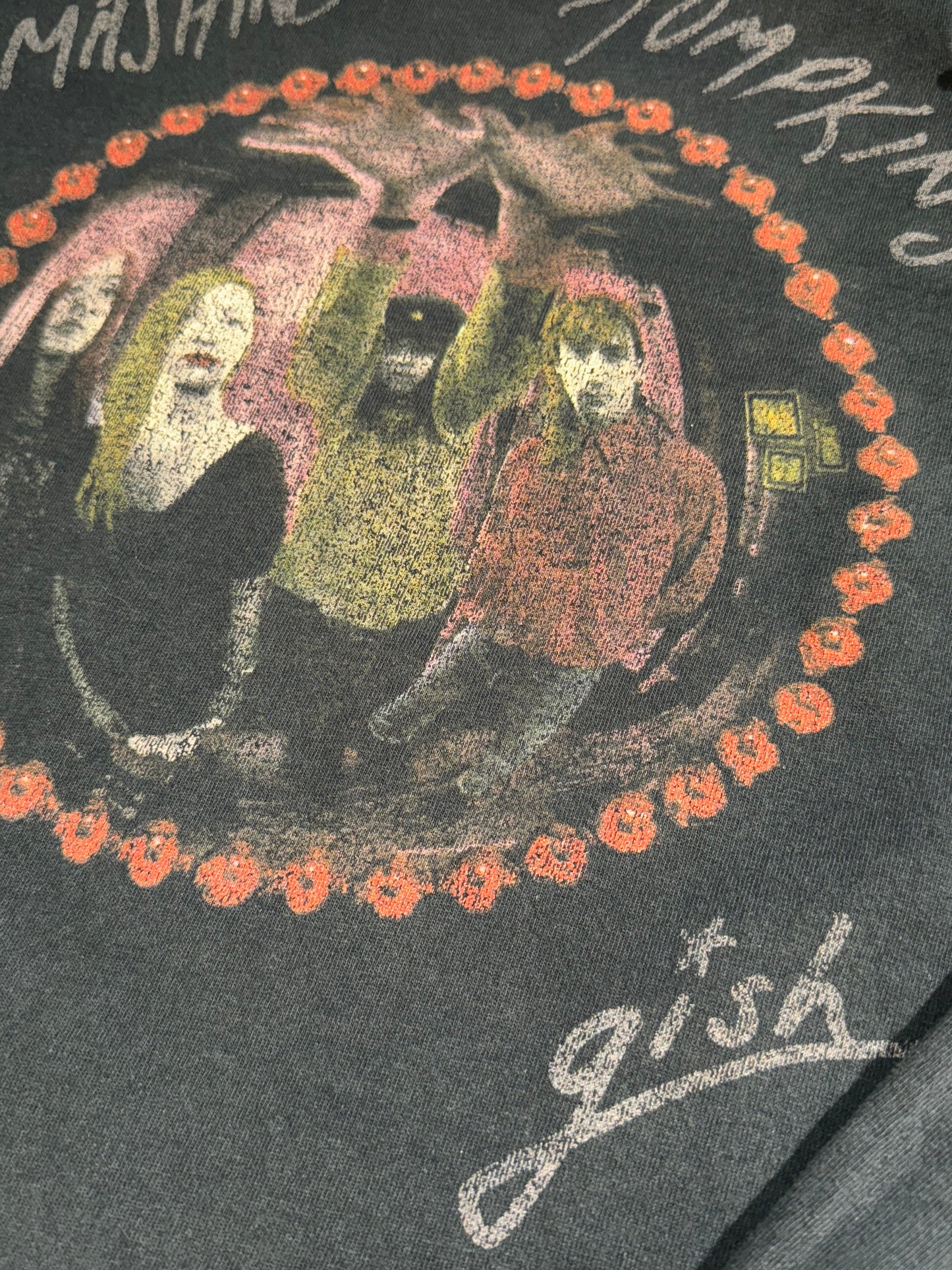 Vintage Smashing Pumpkins Longsleeve Shirt Band Tee Distressed