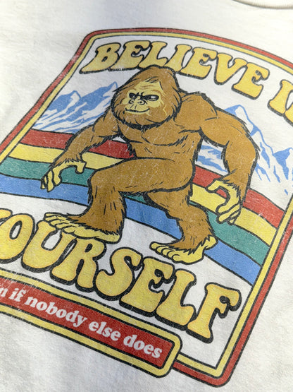 Vintage Sasquatch T-Shirt Big Foot Believe In Yourself