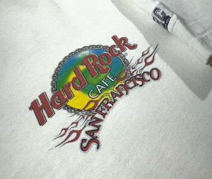 Vintage Hard Rock T-Shirt Cafe San Fransisco Big Back Graphic