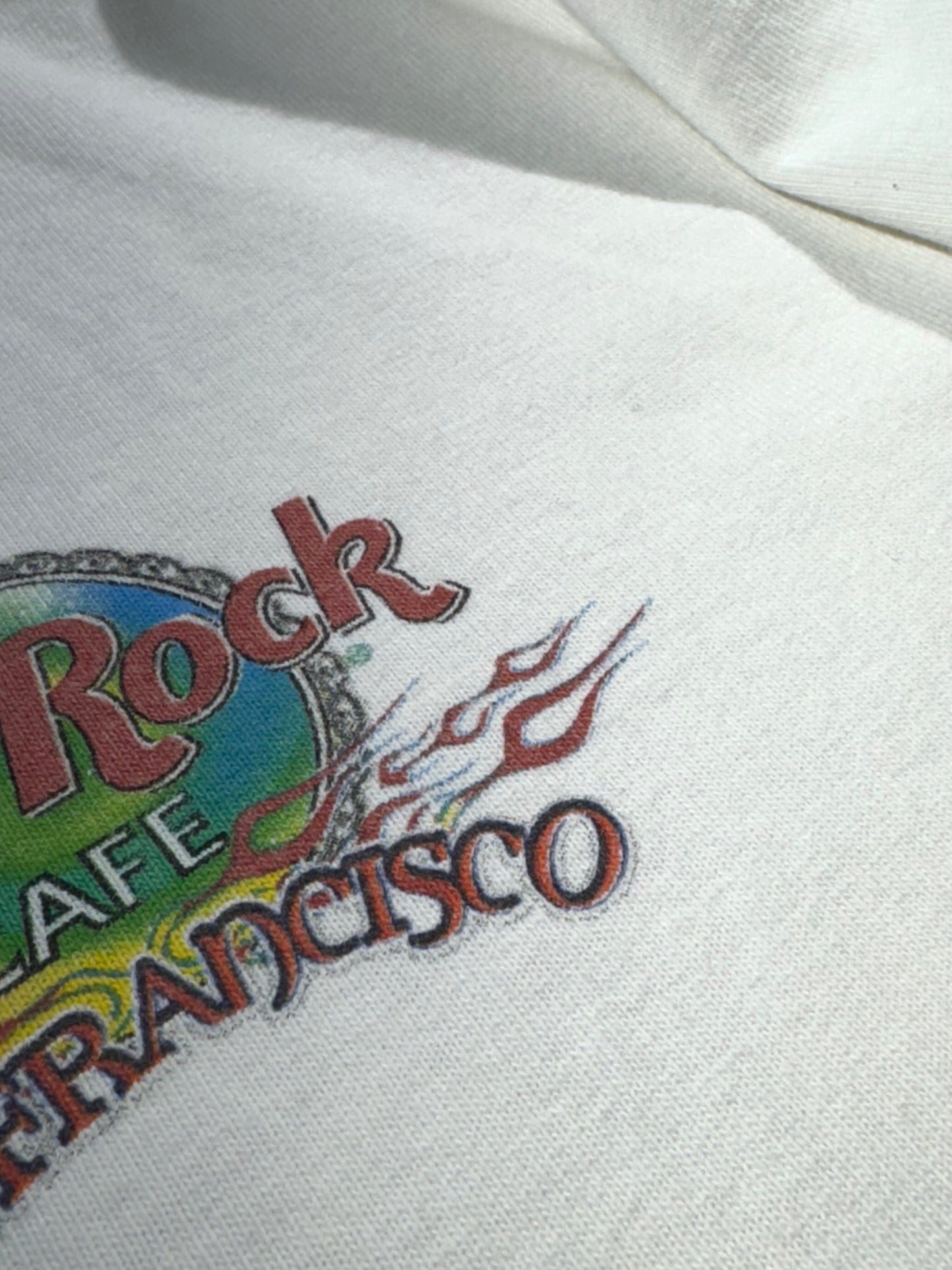 Vintage Hard Rock T-Shirt Cafe San Fransisco Big Back Graphic