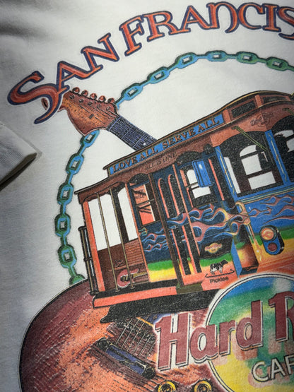 Vintage Hard Rock T-Shirt Cafe San Fransisco Big Back Graphic