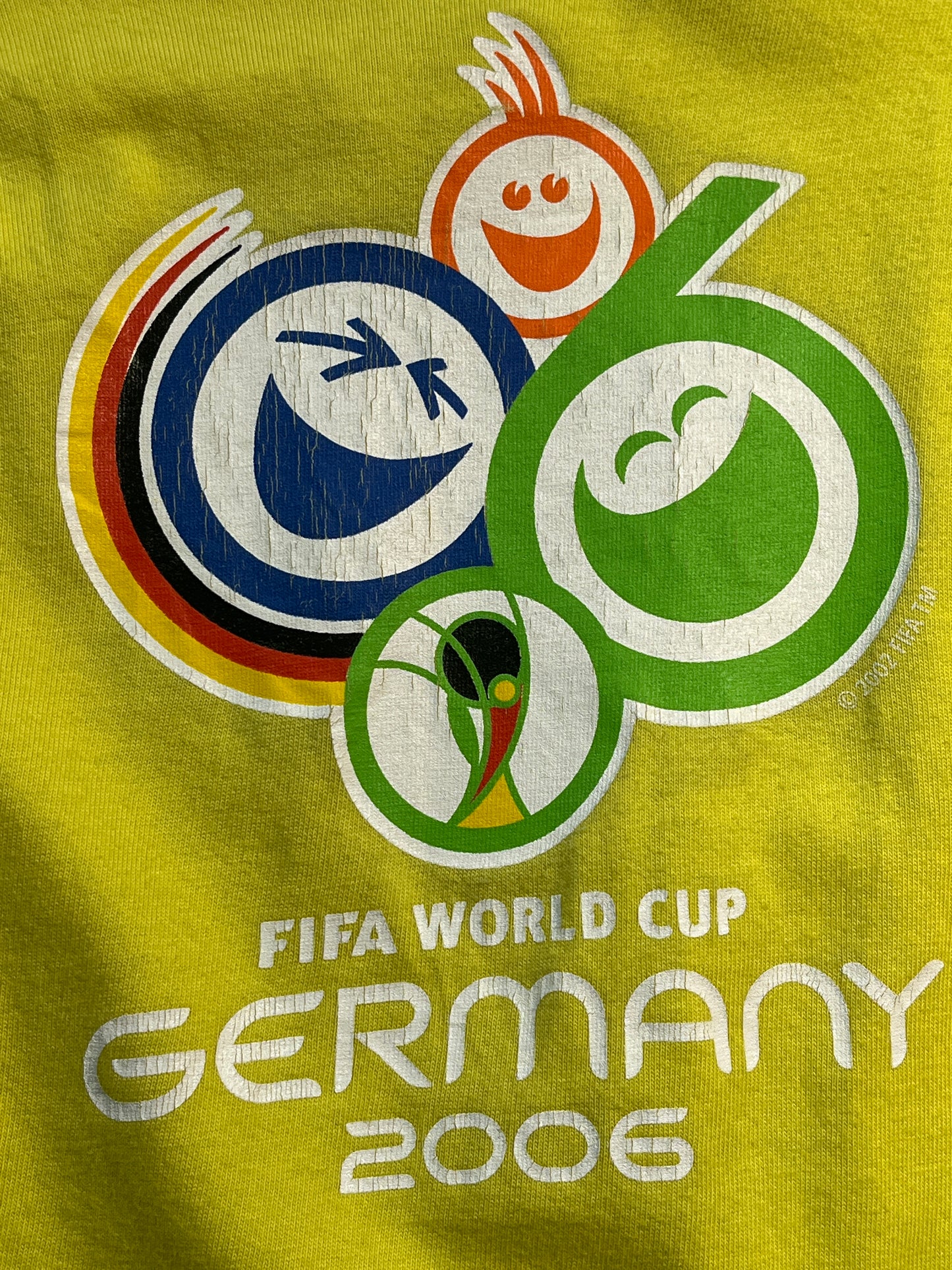 Vintage Brazil T-Shirt Soccer Fifa World Cup 2006 Y2K