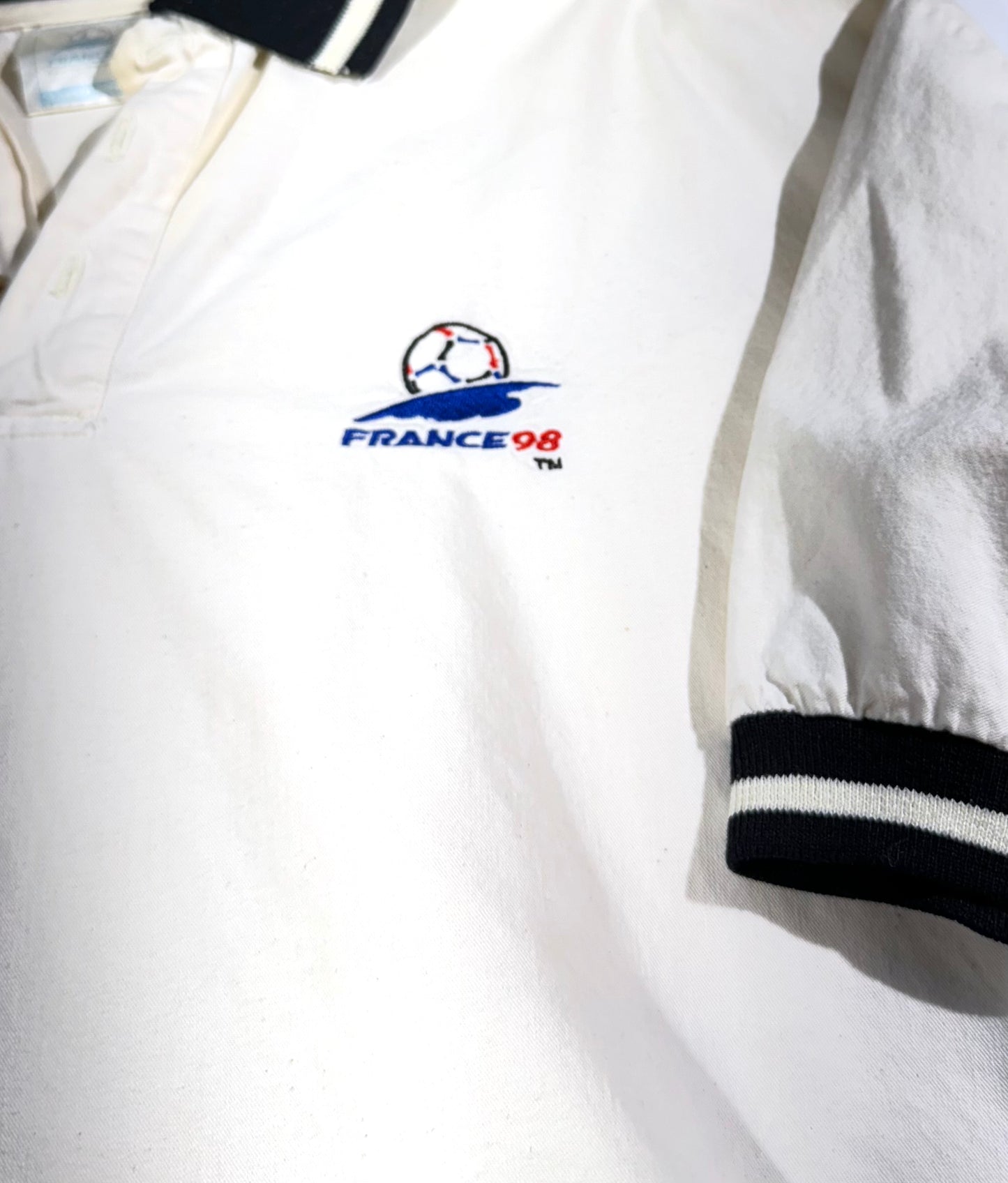 Vintage France 98 Polo Shirt World Cup Official