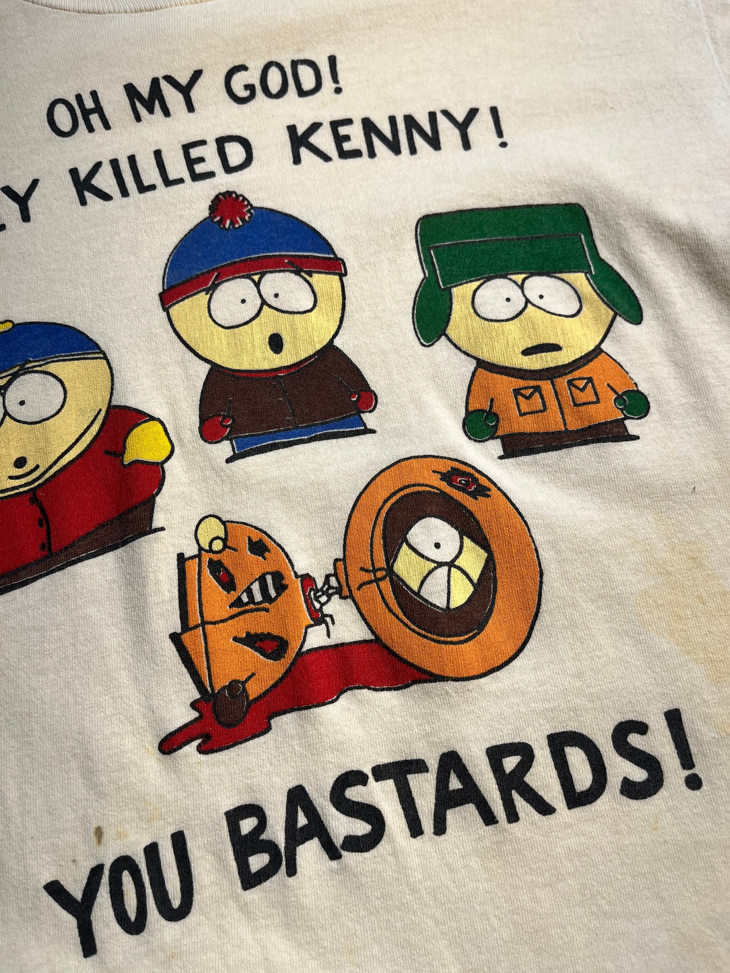 Vintage South Park T-Shirt 90's They Killed Kenny! – Glorydays