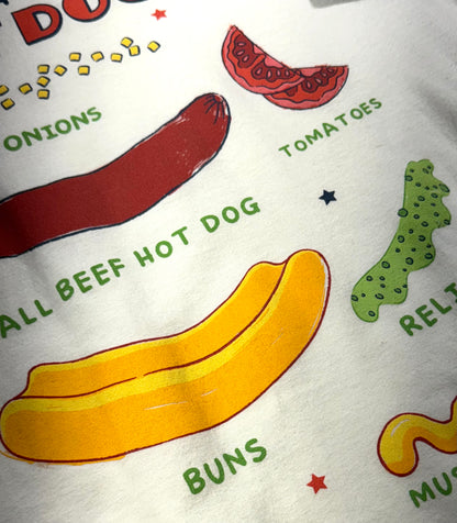 Vintage How To Build A Hotdog T-Shirt