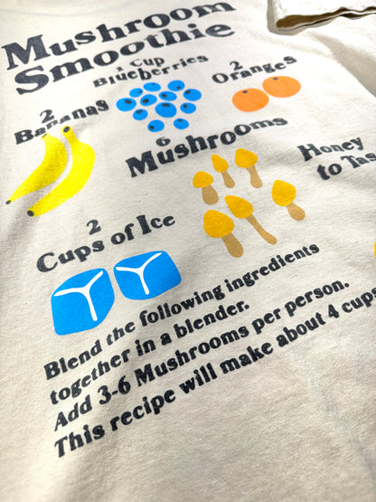 Vintage Mushroom Smoothie T-Shirt Shrooms