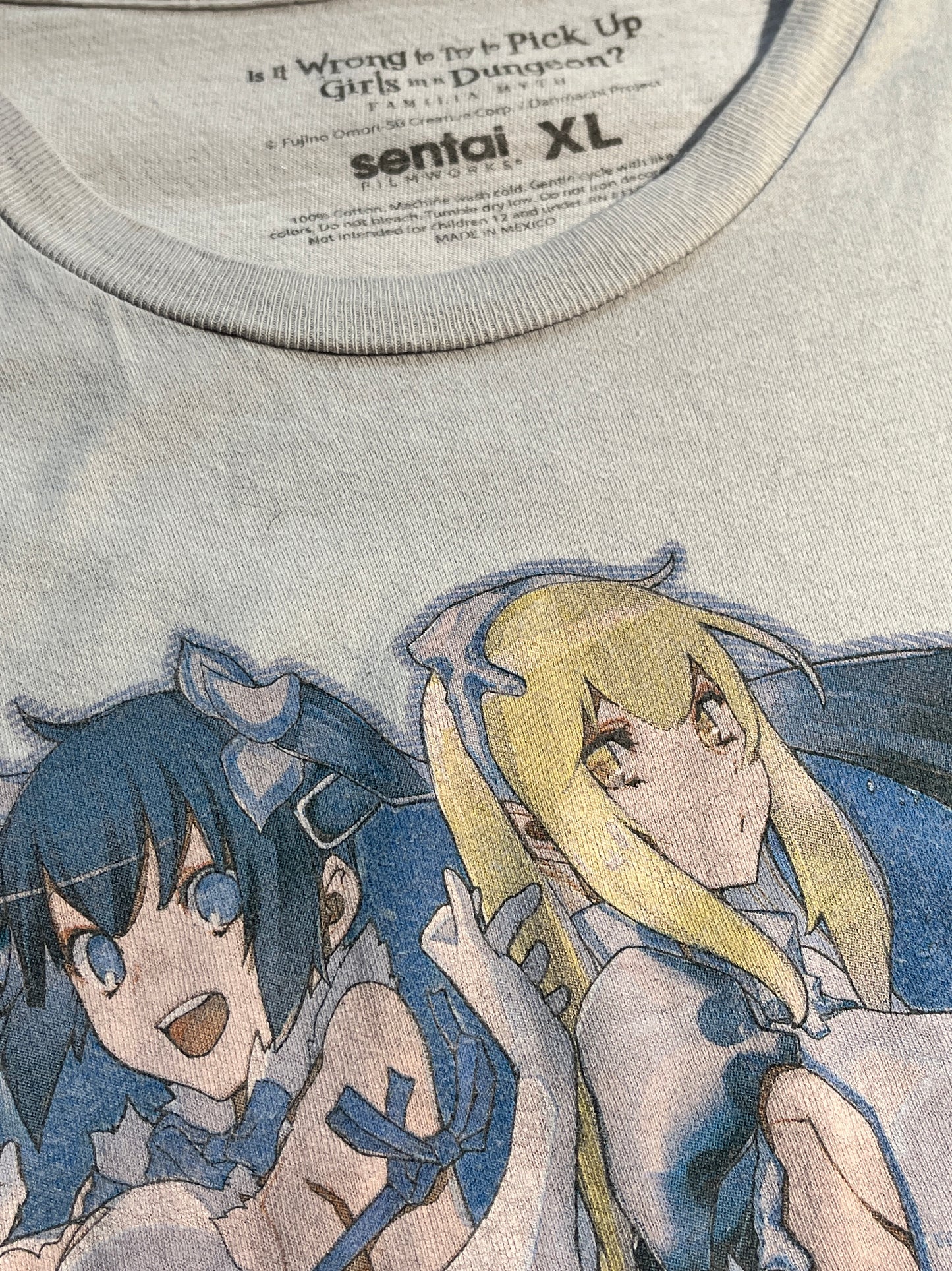 Vintage Anime T-Shirt Is It Wrong to Try to Pick Up Girls in a Dungeon?