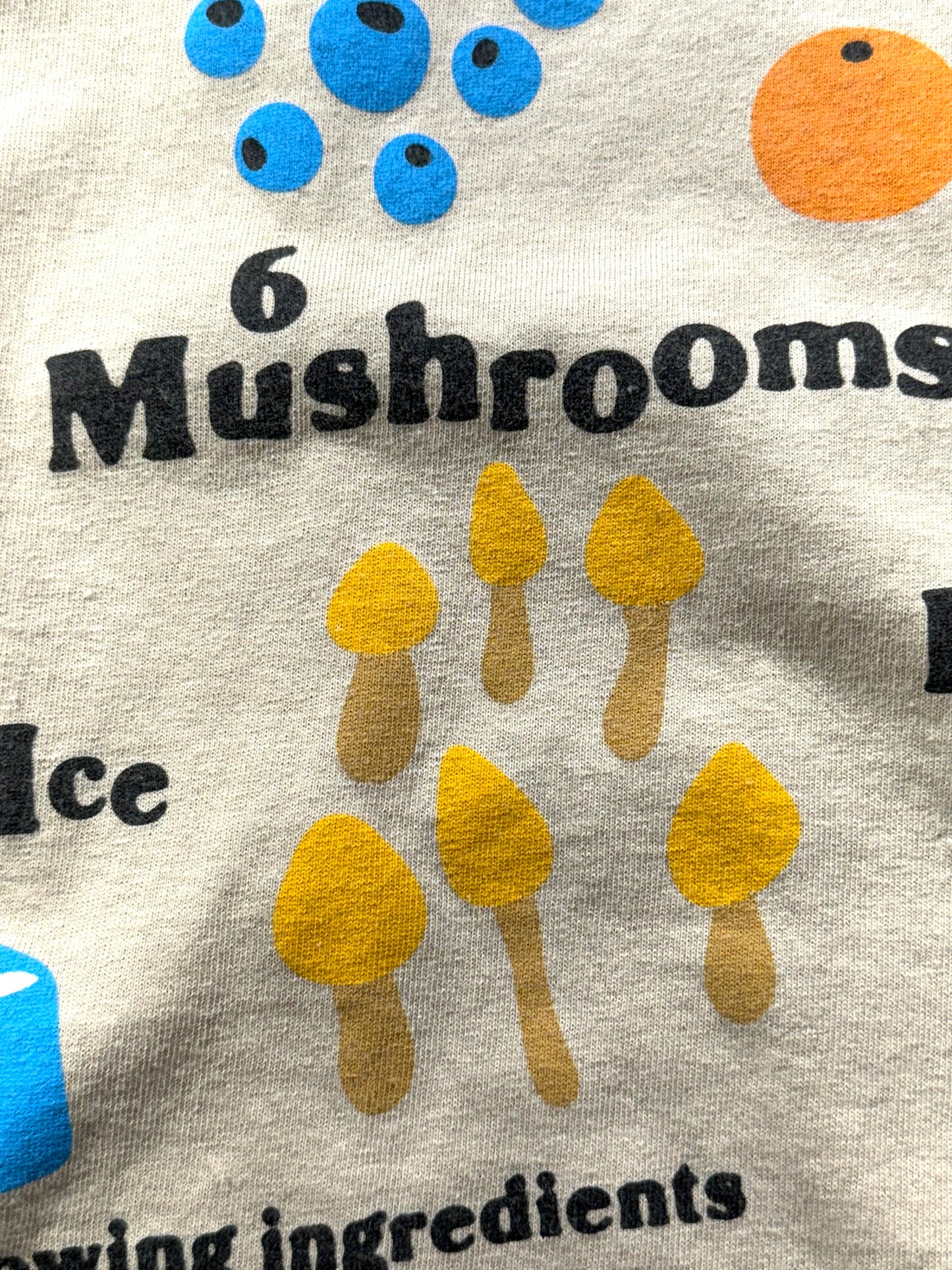 Vintage Mushroom Smoothie T-Shirt Shrooms