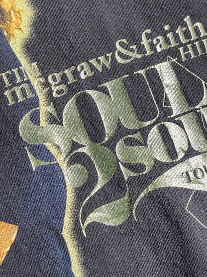Vintage Toby Keith & Faith Hill T-Shirt Tour 2007 Y2K Soul 2 Soul