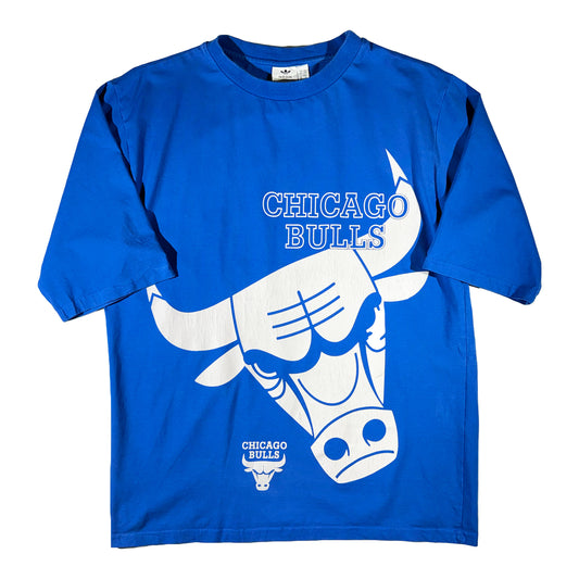 Vintage Chicago Bulls T-Shirt Blue Adidas NBA