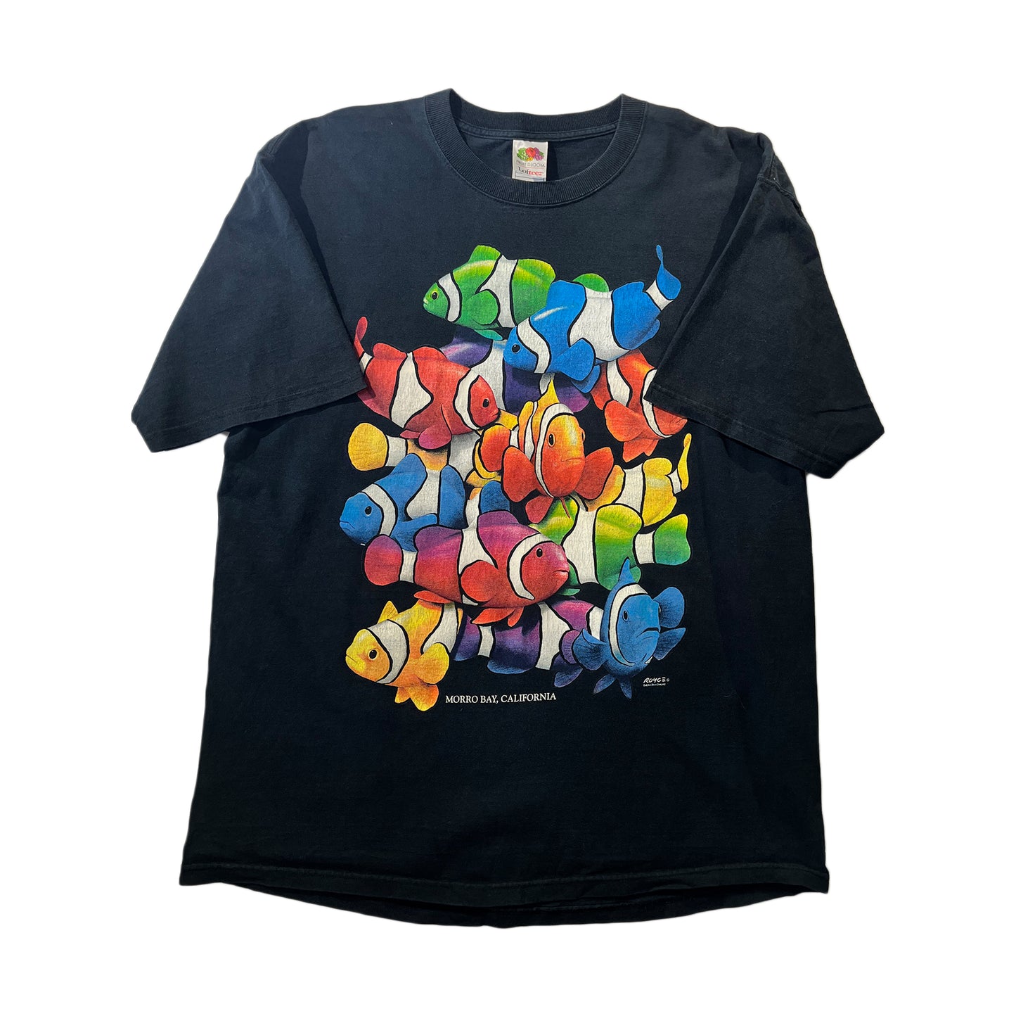 Vintage Fish T-Shirt Colourful Animal