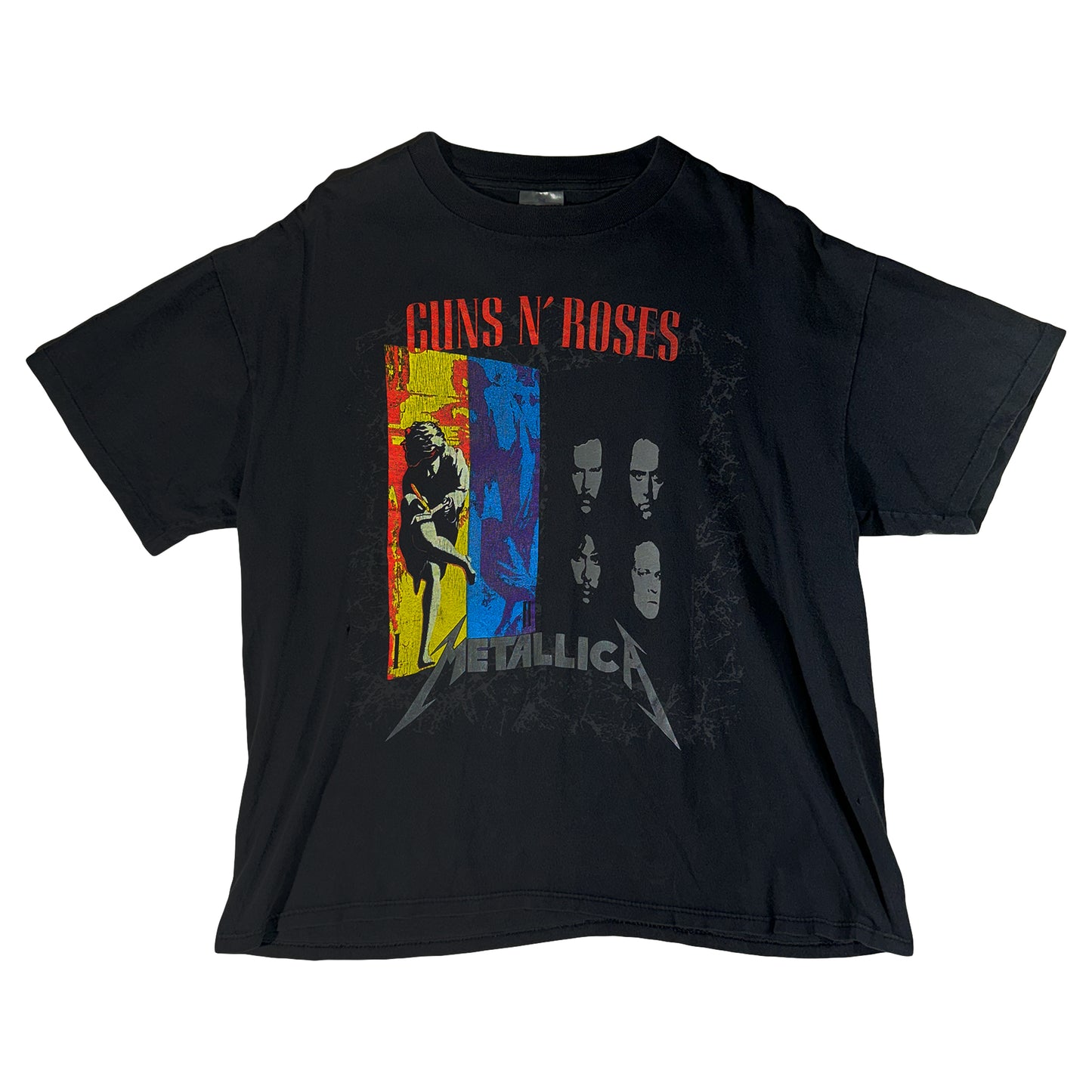 Vintage Metallica & Guns N Roses T-Shirt Tour 1992 EPIC RARE Original Brockum Tag