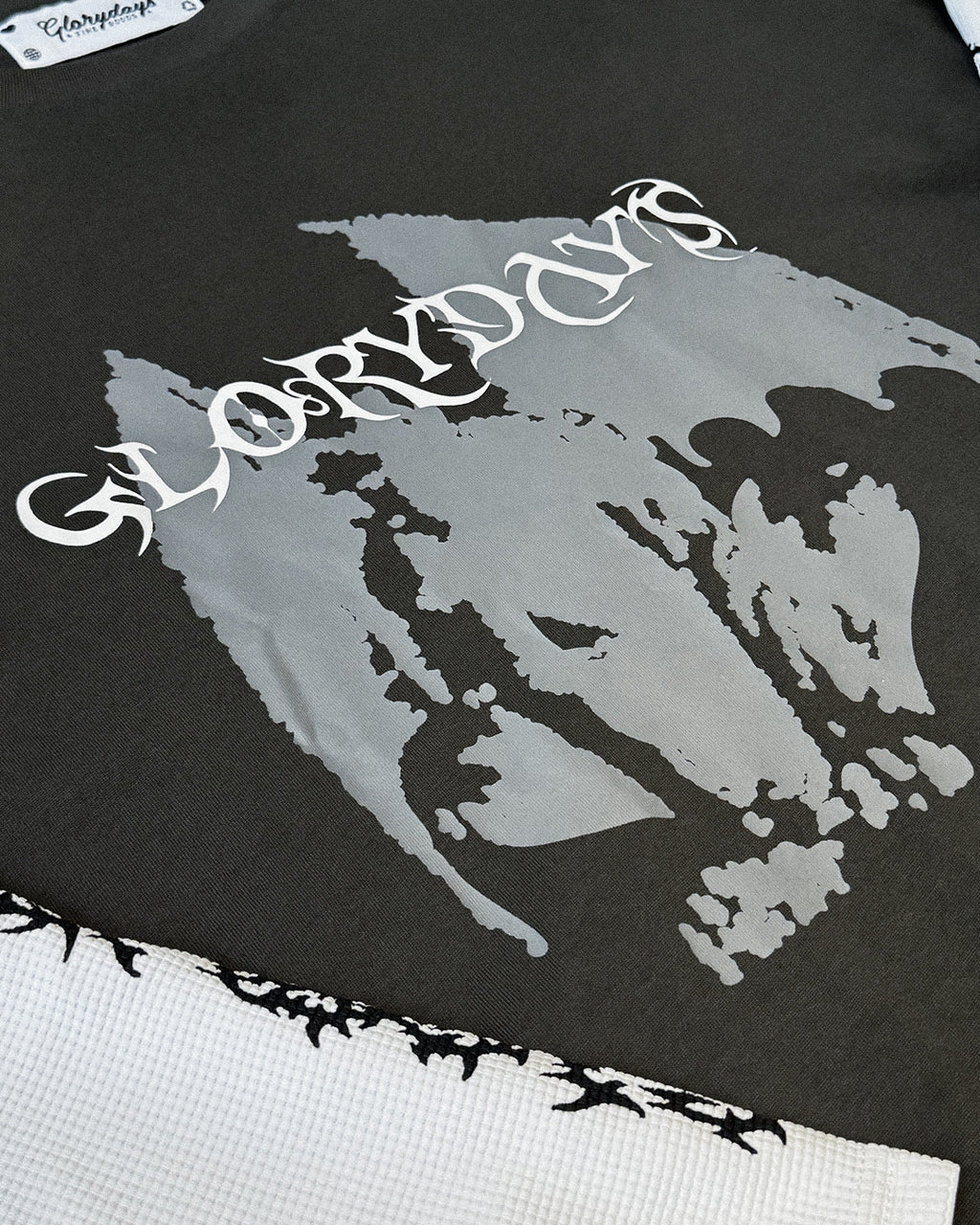 Gargoyle Waffle Long Sleeve Top