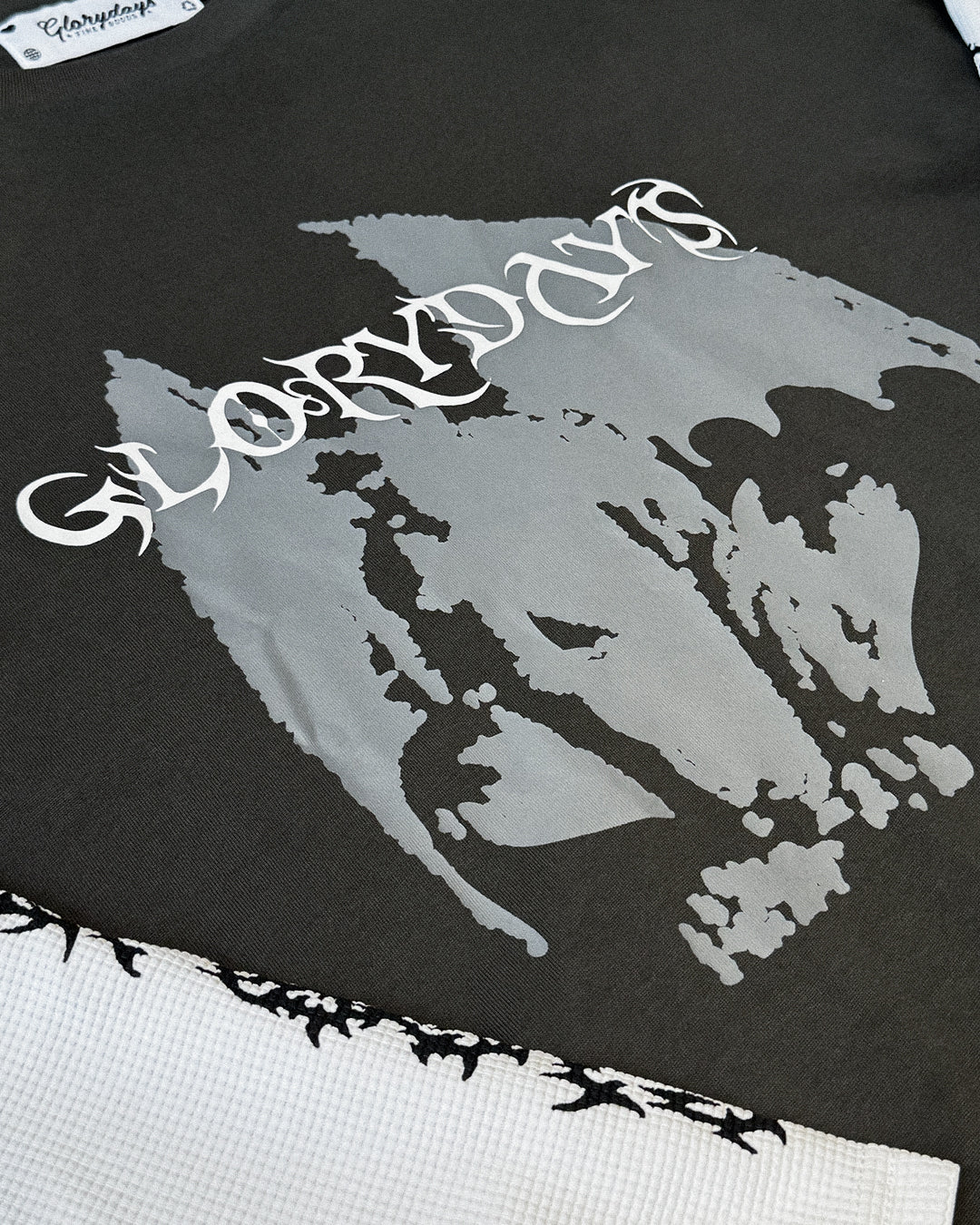 Gargoyle Waffle Long Sleeve Top