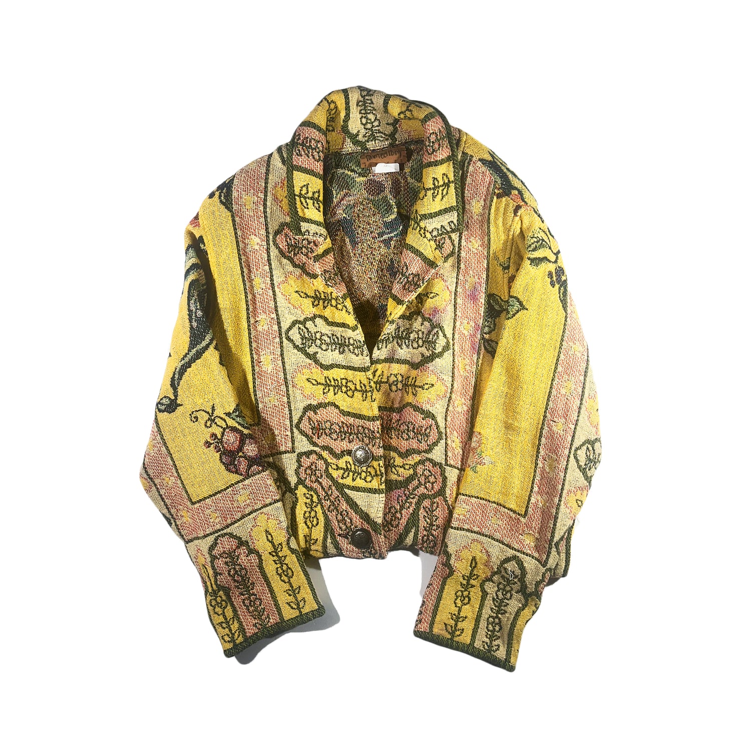 vintage wfmu shirt — recycledlovers blanket jacket