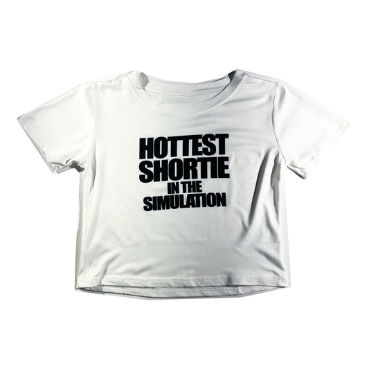 Hottest Shortest In The Simulation Baby Tee