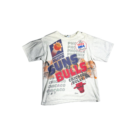 Vintage NBA T-Shirt 1993 Finals Suns and Bulls RARE