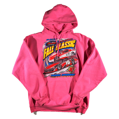 Vintage Nascar Hoodie Yakima Speedway Car Racing