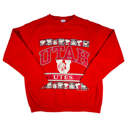 Vintage Utah Crewneck Snoopy Utes Peanuts