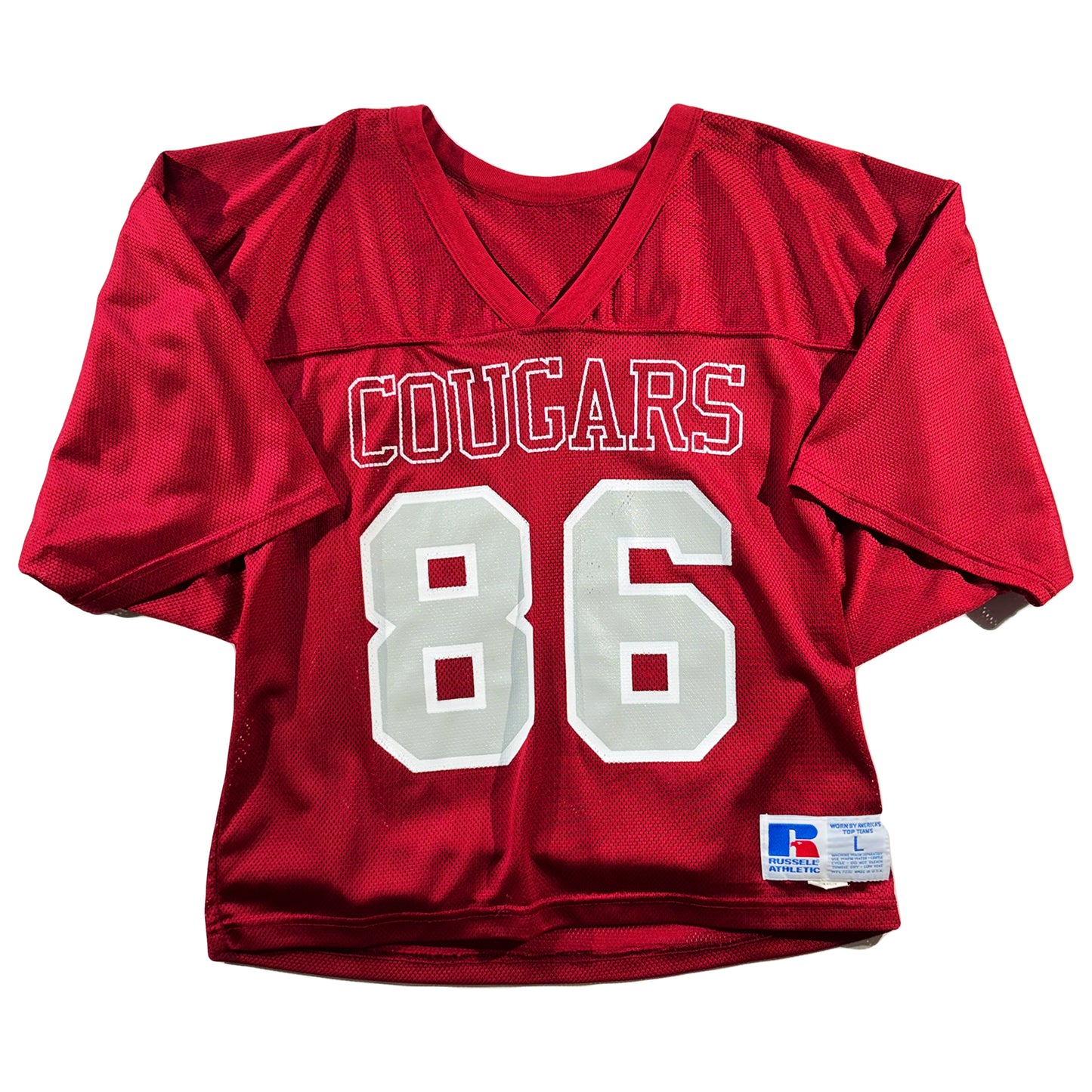 Vintage Cougars Jersey Mesh Football Top Sports