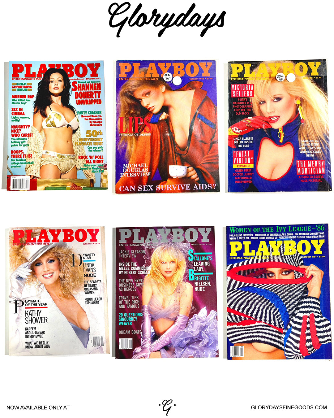 Vintage Playboy Magazine 1986
