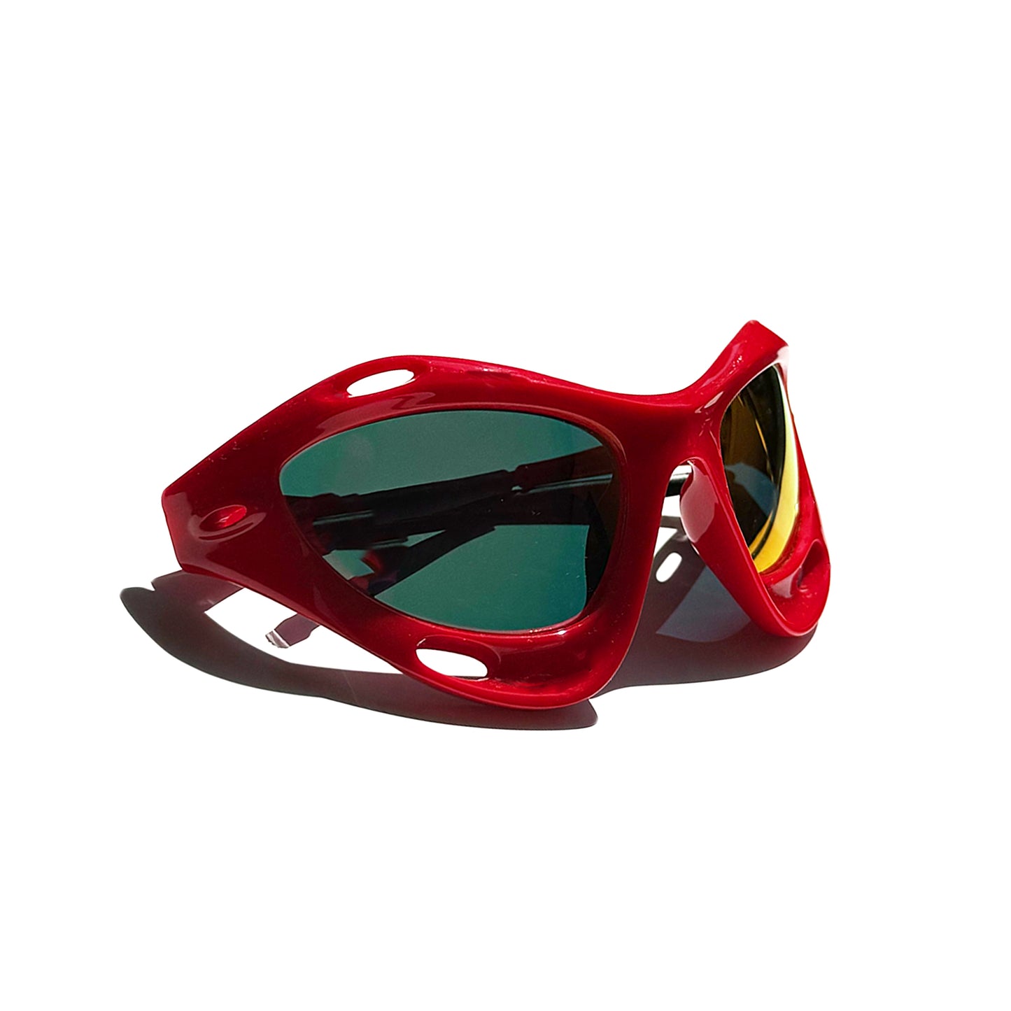 Vintage Sunglasses Sporty Mirror Lens