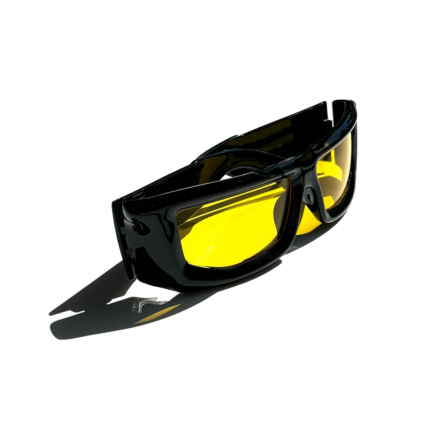 Vintage Sunglasses Black & Yellow