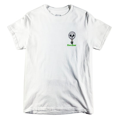 Vintage Golf T-Shirt FOREEVER Skull Ball