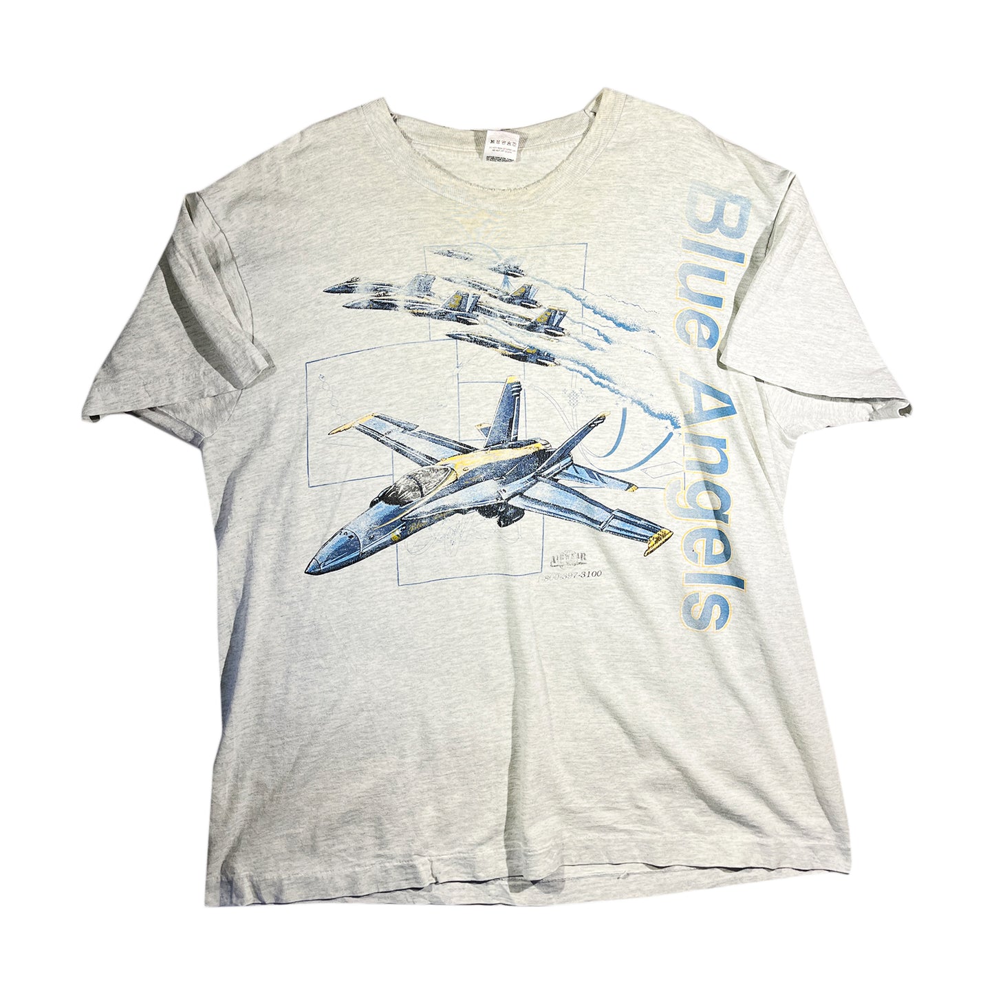 Vintage Blue Angels T-Shirt Fighter Jet Tee