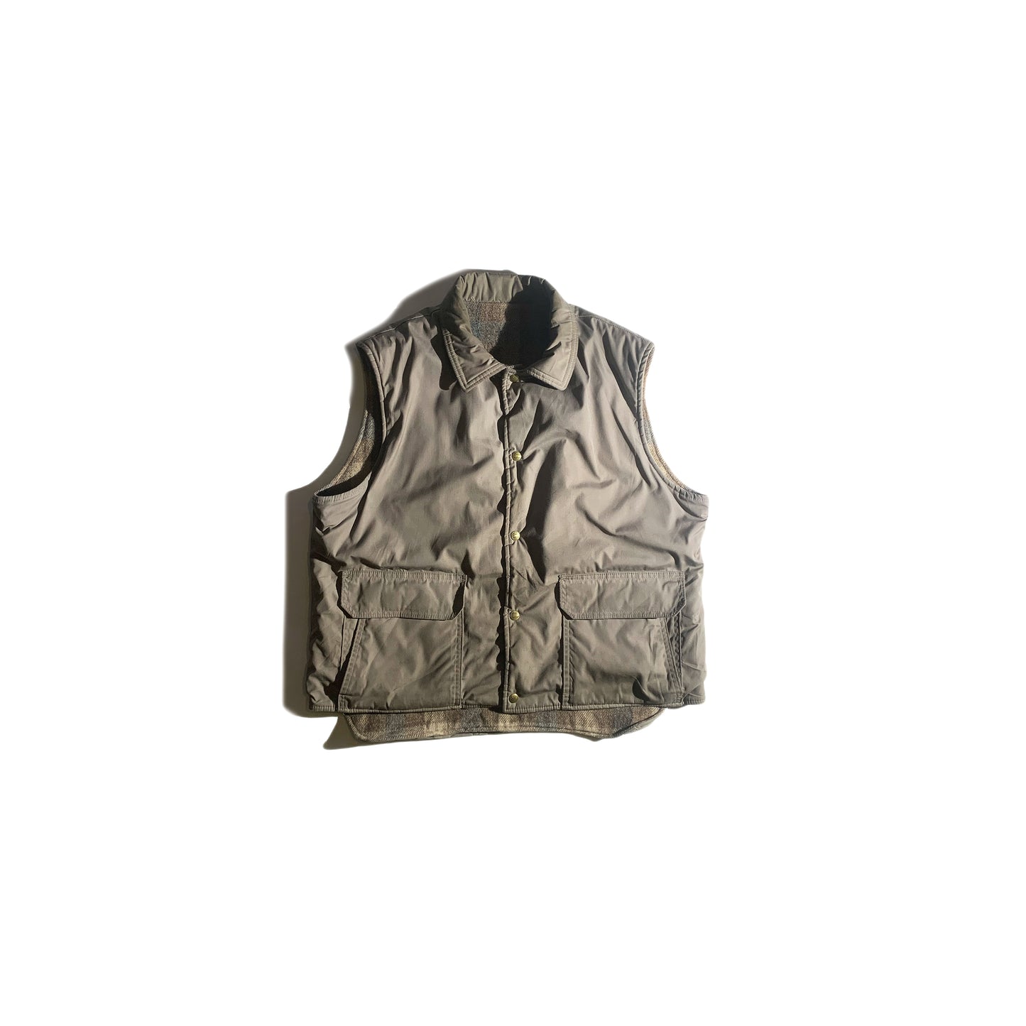 Vintage WoolRich Lined Reversible Vest