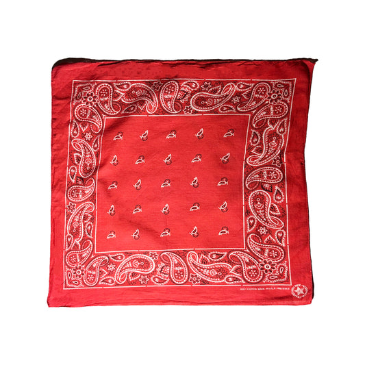 Vintage Red Bandana USA Made