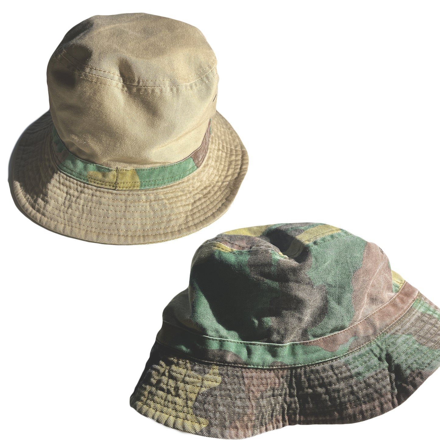 Vintage Bucket Hat Reversible Camo