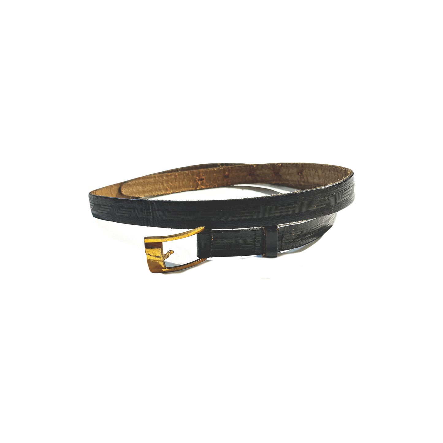 Vintage Leather Belt Saddle Leather Hickok USA
