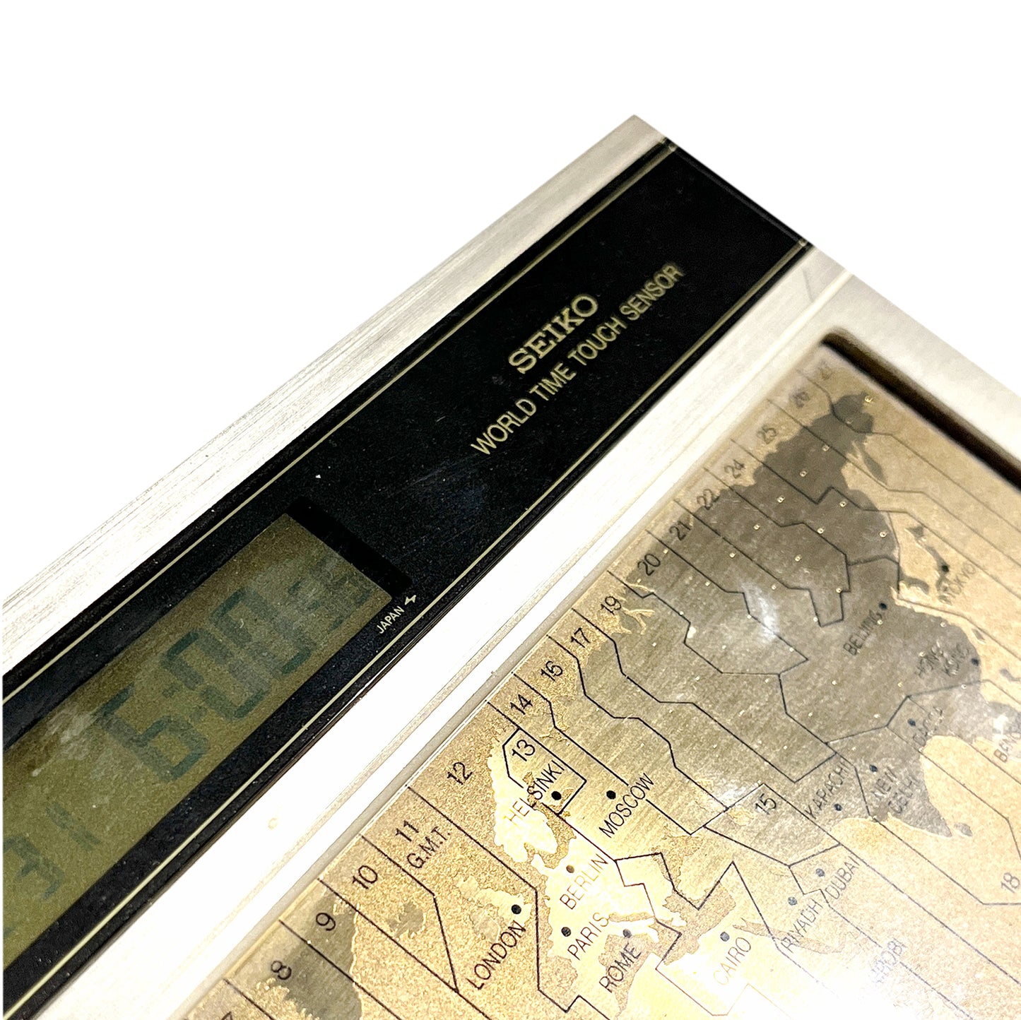 Vintage Seiko World Time Clock Touch Sensor
