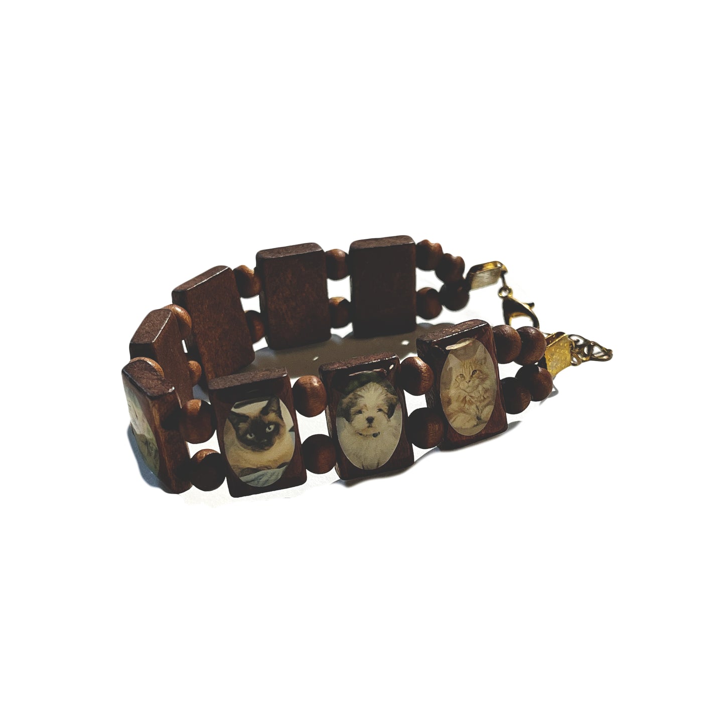 Vintage Animal Charm Bracelet So Cute
