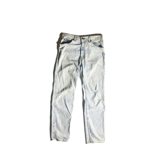 Vintage Light Wash Levi Jeans Pants ACID WASH