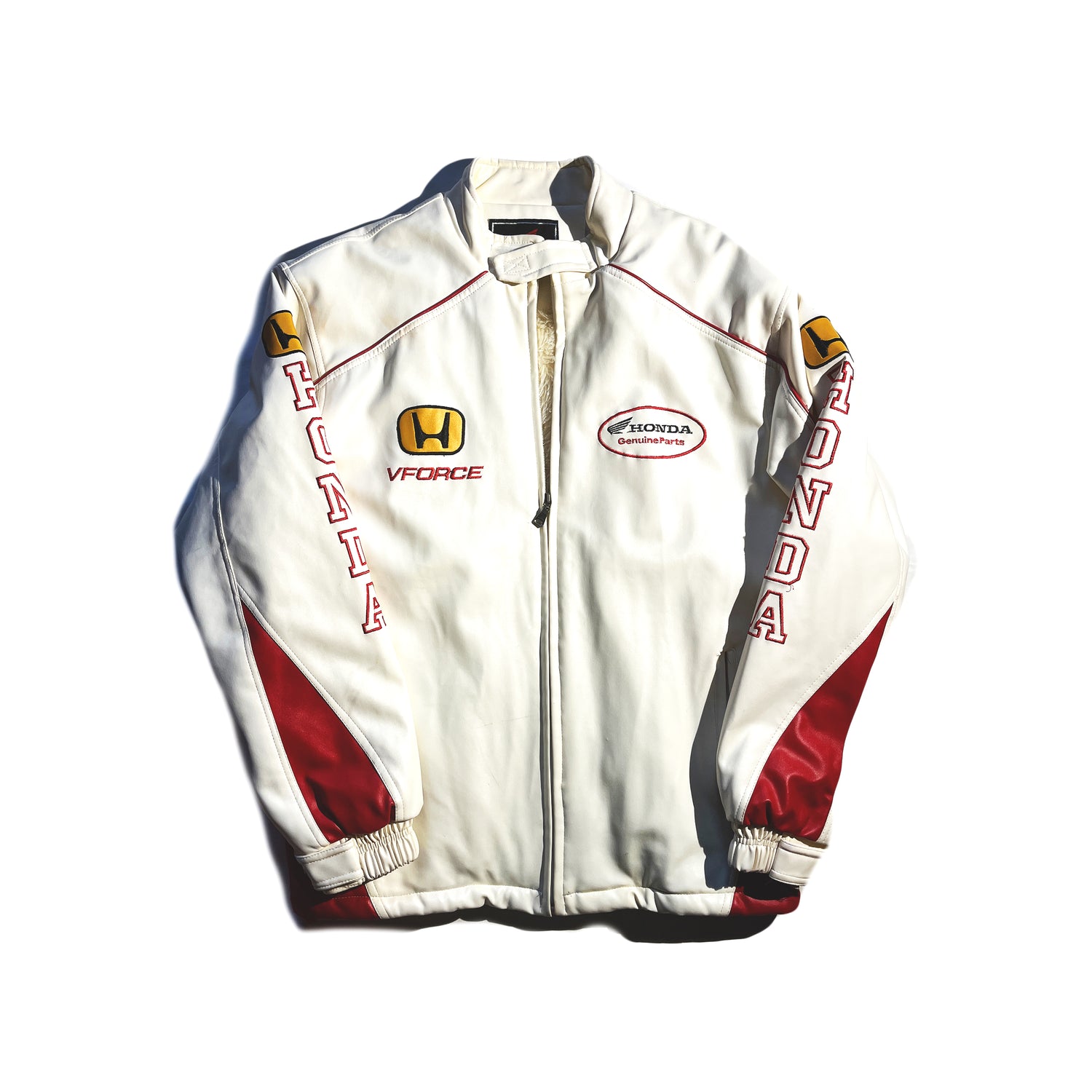 Vintage honda leather on sale jacket