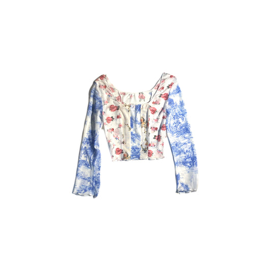 Vintage Mesh Top Cropped