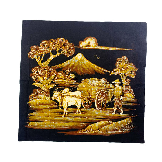 Vintage Bandana Farmer Art