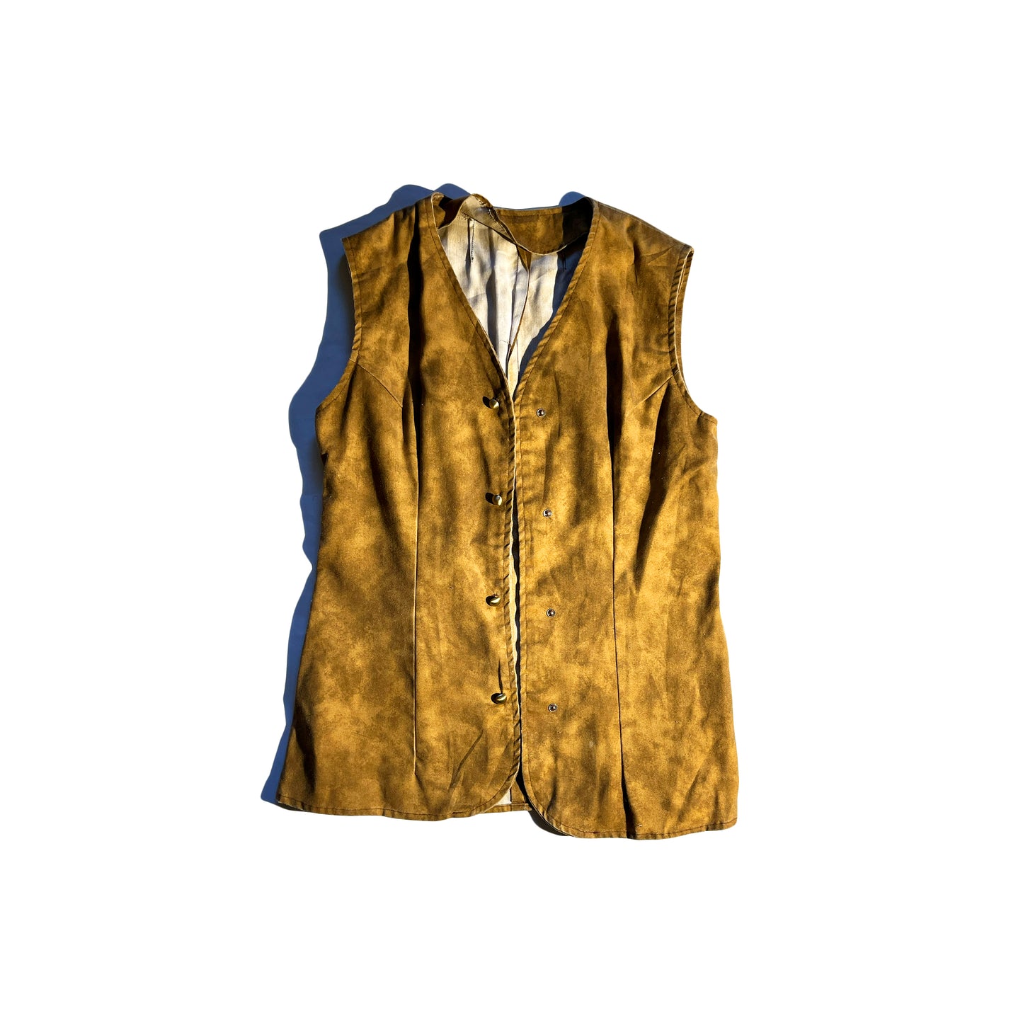 Vintage 2-Piece Brown Vest and Pant Set