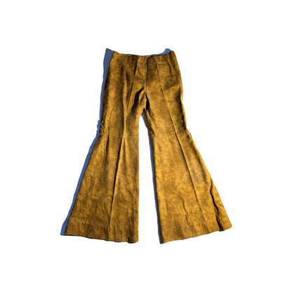 Vintage 2-Piece Brown Vest and Pant Set