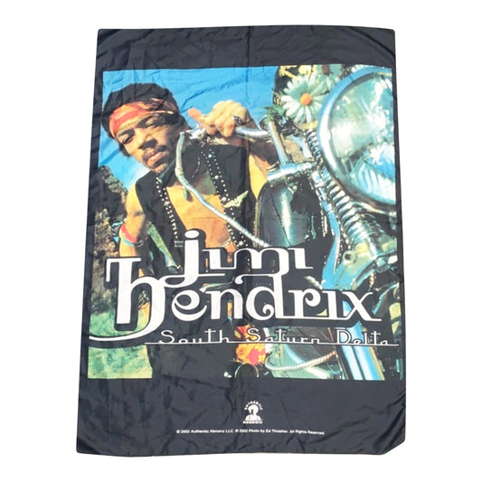 Vintage Jimi Hendrix Wall Banner Silk Huge