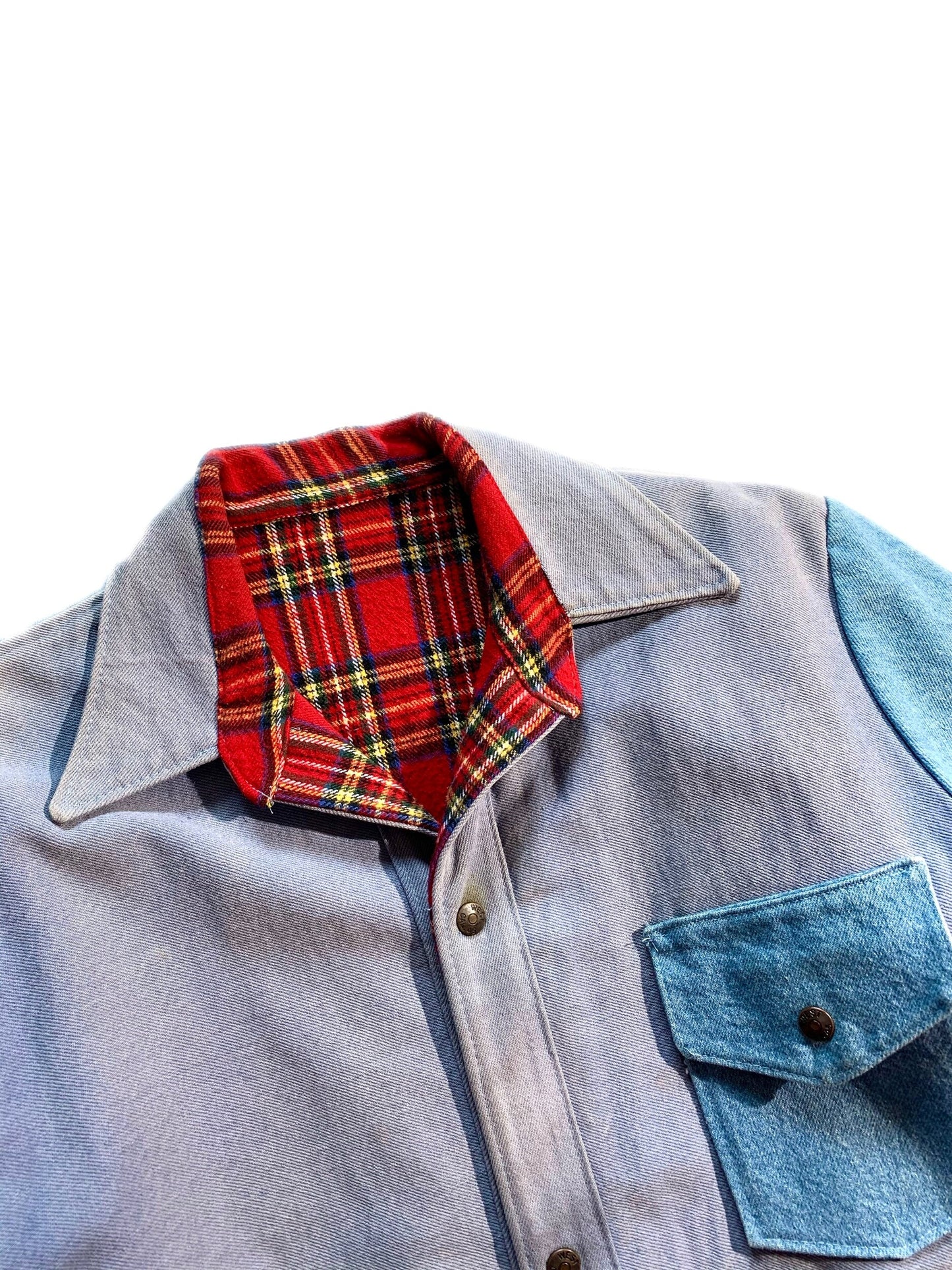 Vintage Flannel Lined Denim Jacket