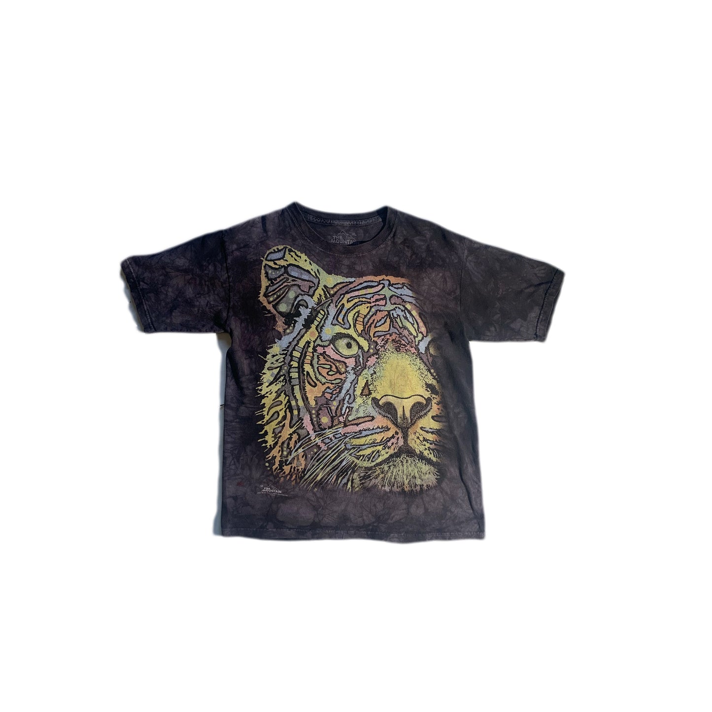 Vintage Neon Tiger T-Shirt Animal Tee